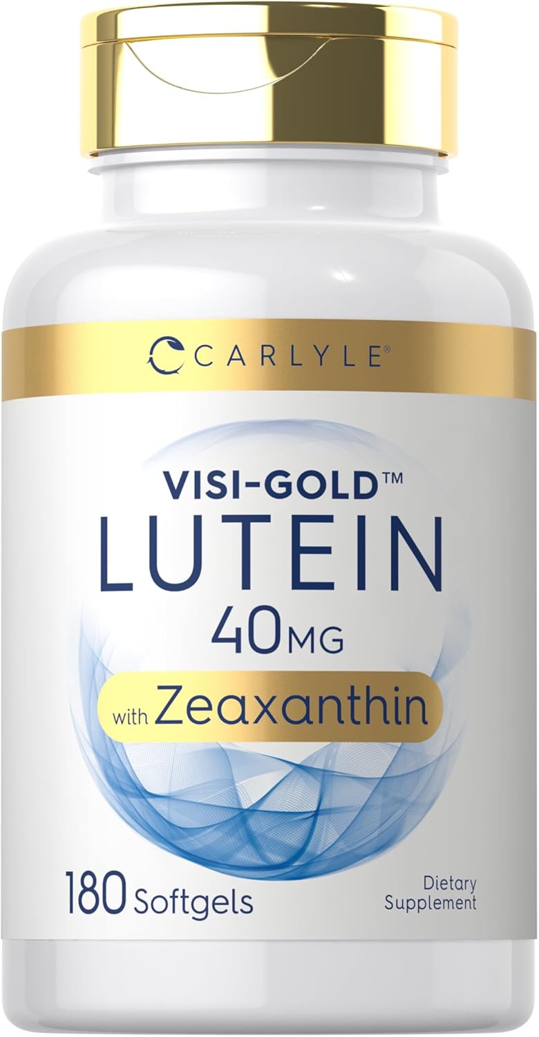 Suplemento Luteína y Zeaxantina Carlyle 40mg Visi-Gold 180 caps