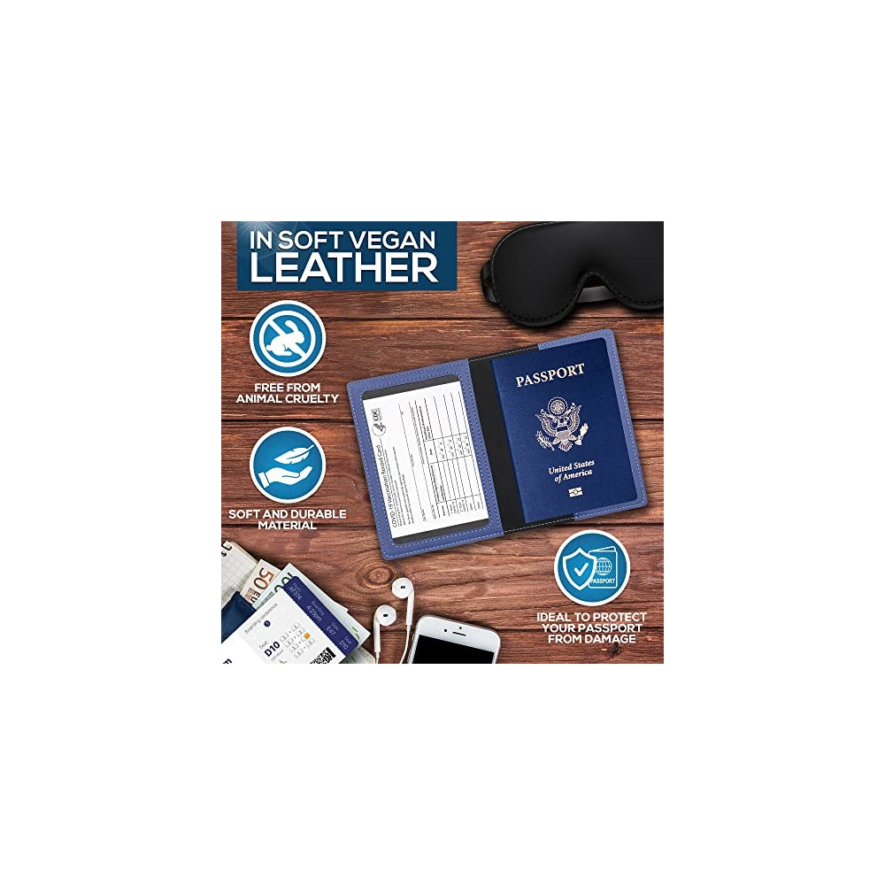 Porta Documentos y Tarjetas de piel sintética lila