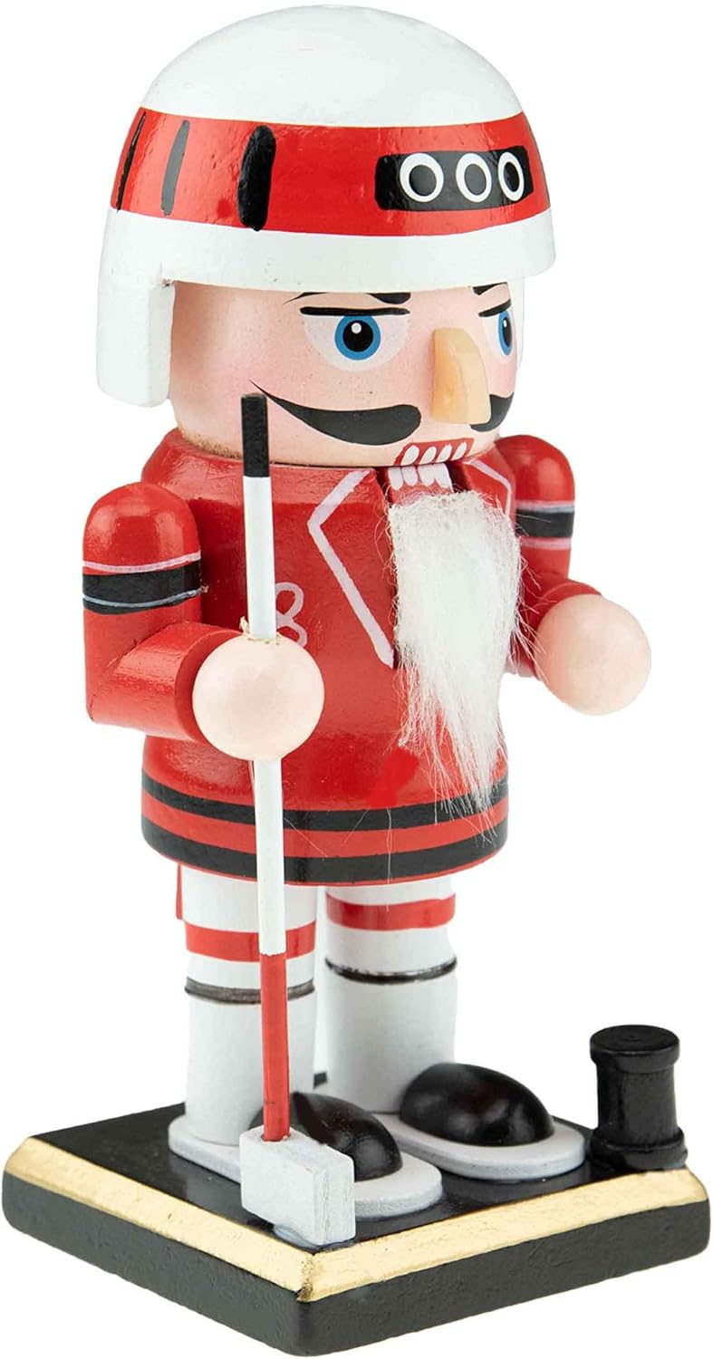 Nutcracker Jugador de Hockey 6 Clever Creations, Decoración Navidad