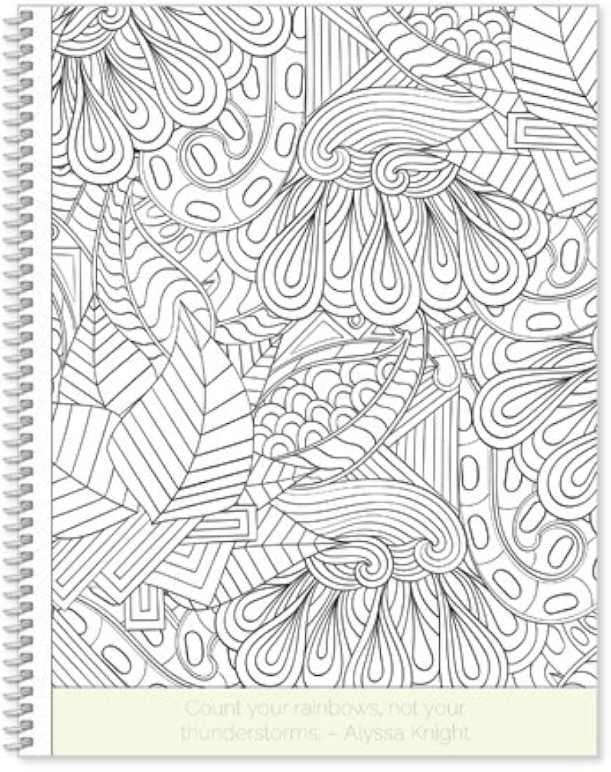 un libro para colorear para adultos con citas inspiradoras