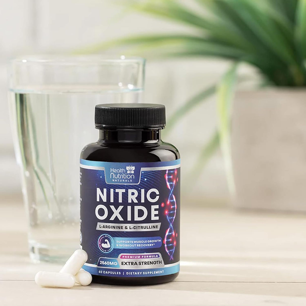 Suplemento de óxido nítrico extra fuerte L arginina 3 veces