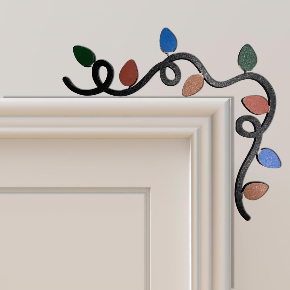 Decoración Adorno Navidad Puerta - Decoración Divertida