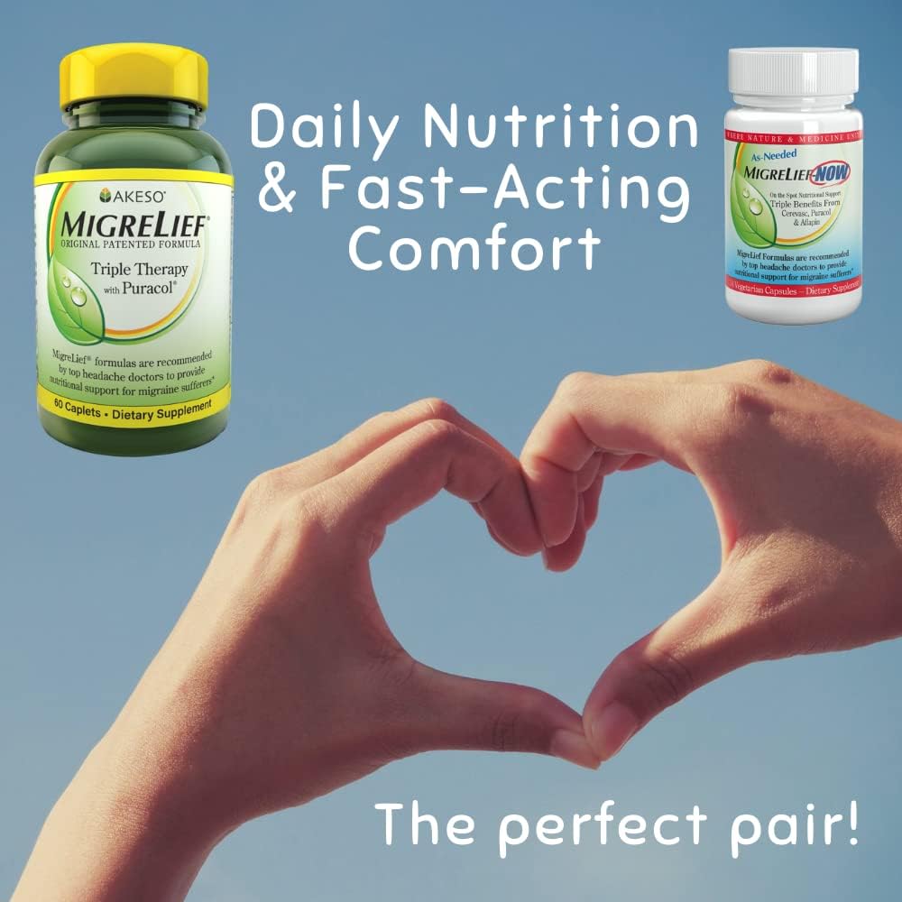 Kit de Apoyo Nutricional para Migraña, Fórmula Diaria y Rápida