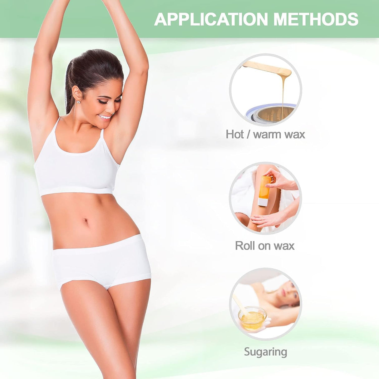 Cintas Depilatorias No Tejidas - 150 Piezas, Resistente, PA