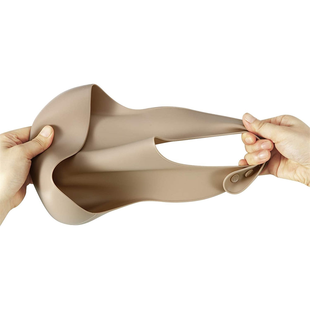 Juego de 3 bonitos baberos de silicona para bebés 10-72 mese