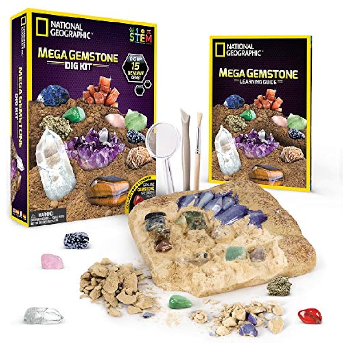 Mega Min para desenterrar 15 gemas National Geographic