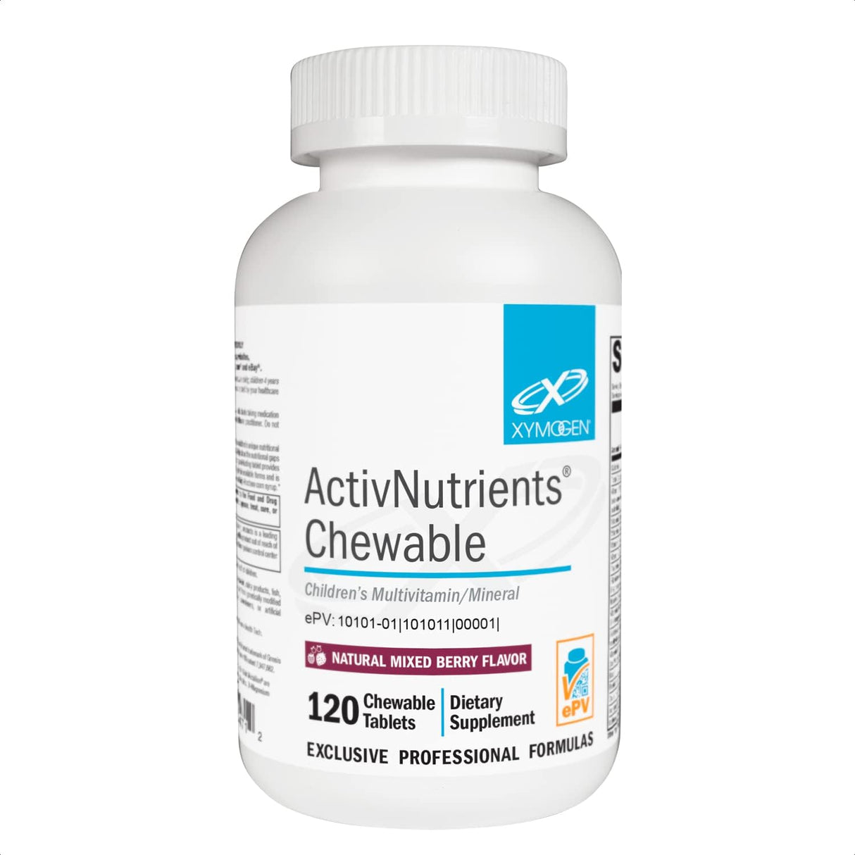 Multivitamínico para Niños XYMOGEN - 120 Tablets, Apoyo Inmuno