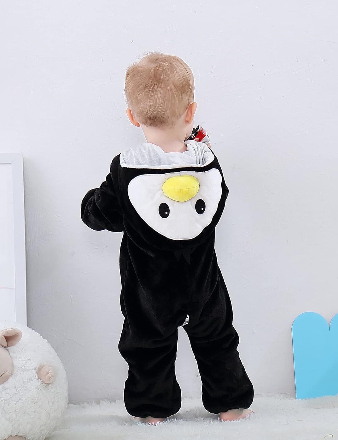 Disfraz Navidad Halloween Bebé, Pijamas Invierno, Modelo Único 04-Penguin