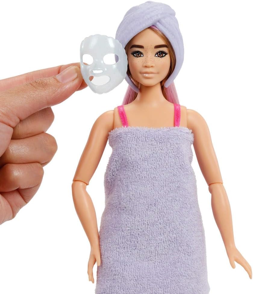 Barbie Party Muñeca y Accesorios Serie Glam con 10 Sorpresas
