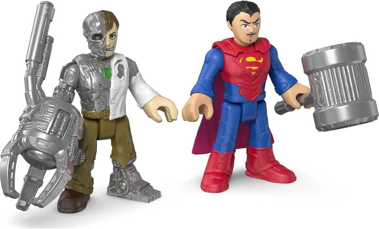 Figuras Superman y Metallo, Fisher-Price, DC Super Friends, 2023