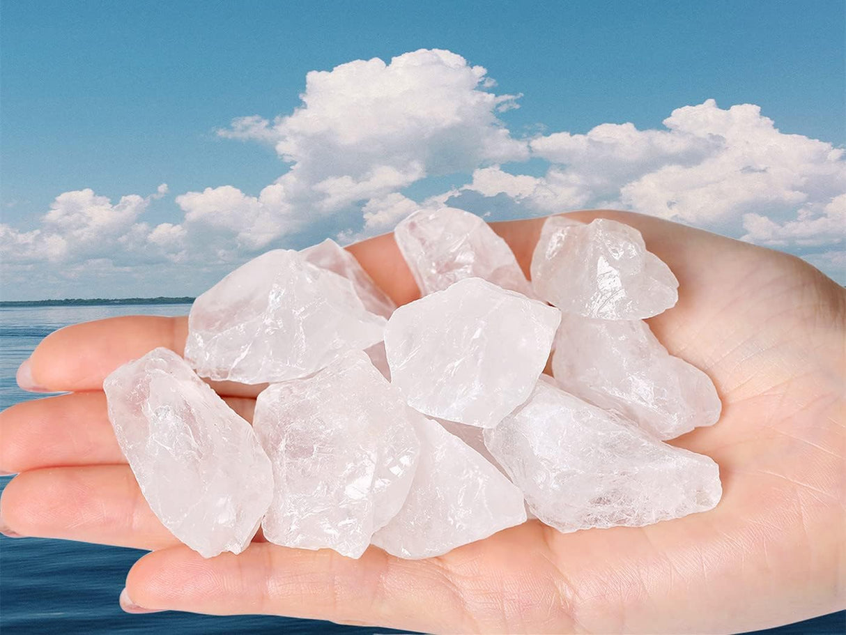 QINJIEJIE Cristales transparentes, piedras crudas, cristales
