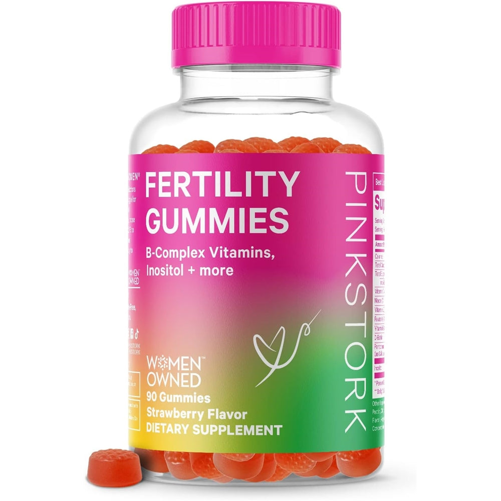 Suplemento Gomitas de fertilidad de fresa para mujeres 90 un