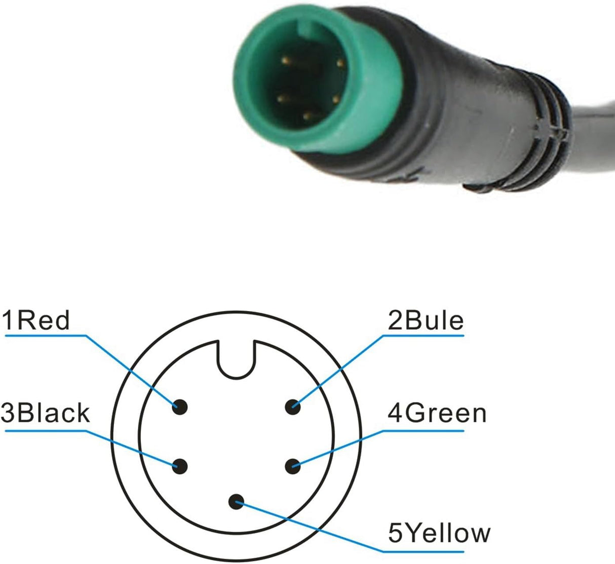 Panel LCD para Bicicleta Eléctrica, Universal 24V-60V, M5