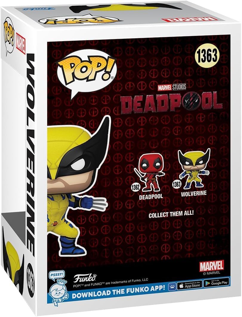 Muñeco Funko Deadpool y Wolverine - Wolverine, 3.75 pulgadas