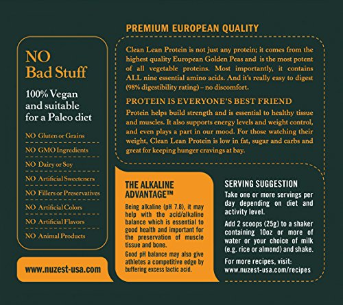 Polvo de proteína de guisante a base de plantas