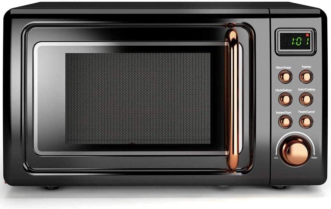 Horno Microondas Compacto Moccha 0.7Cu.ft 700W, Funciones