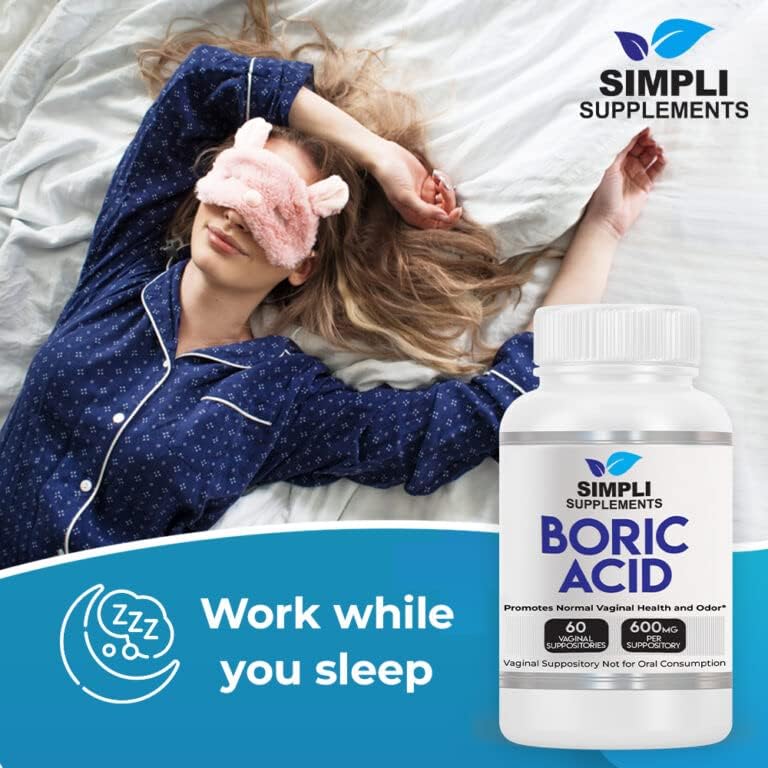 60 supositorios de ácido bórico Tratamiento natural