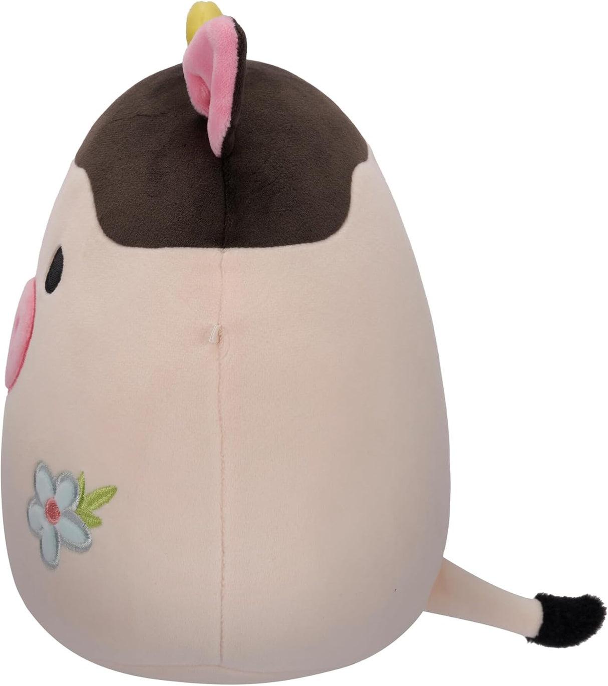 Connor Cow Squishmallow 8 Oficial Jazwares con bordado floral