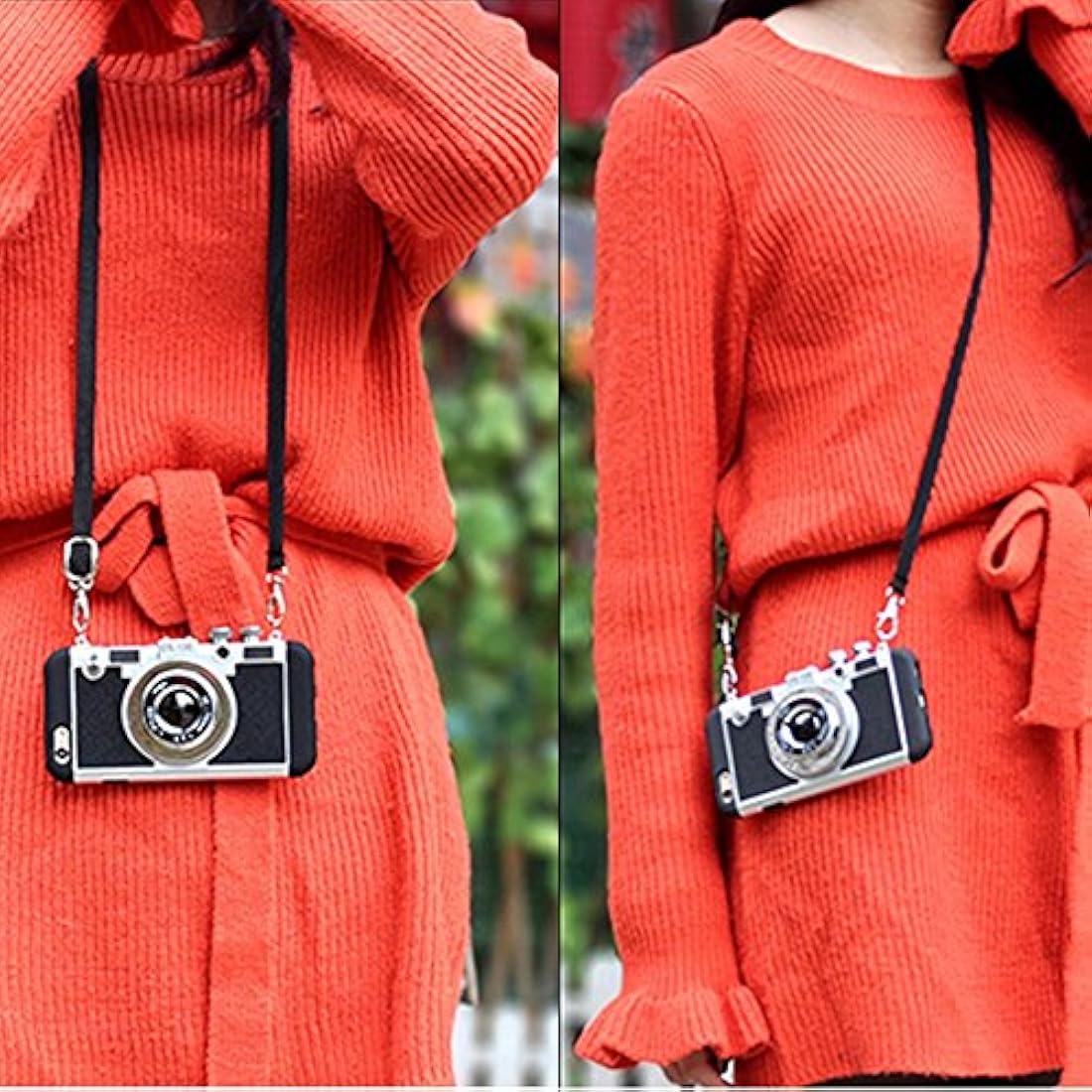 iPhone caso lindo 3d cámara diseño único caso