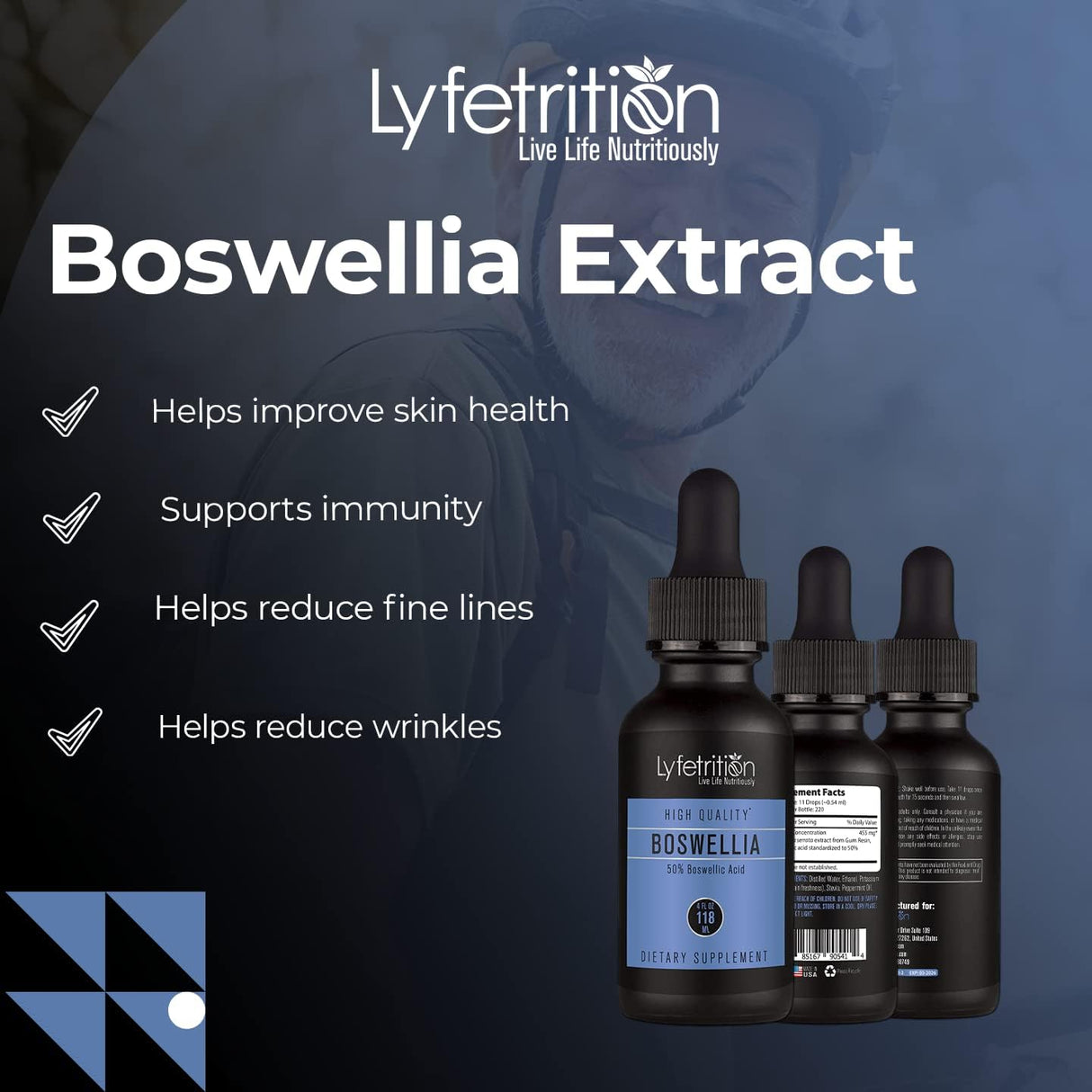 Boswellia Líquido, 455 mg, Alta Potencia, Absorción Rápida, USA