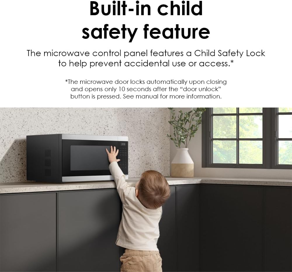 Microondas Samsung 1.9 cu. ft, Cocción por Sensor, MS19DG8500MTAA