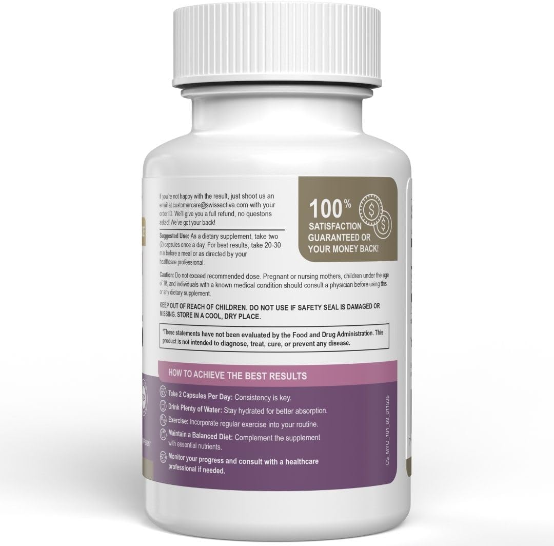 Suplemento Hormonal Swiss Activa+ Myo D-Chiro Inositol 30 días