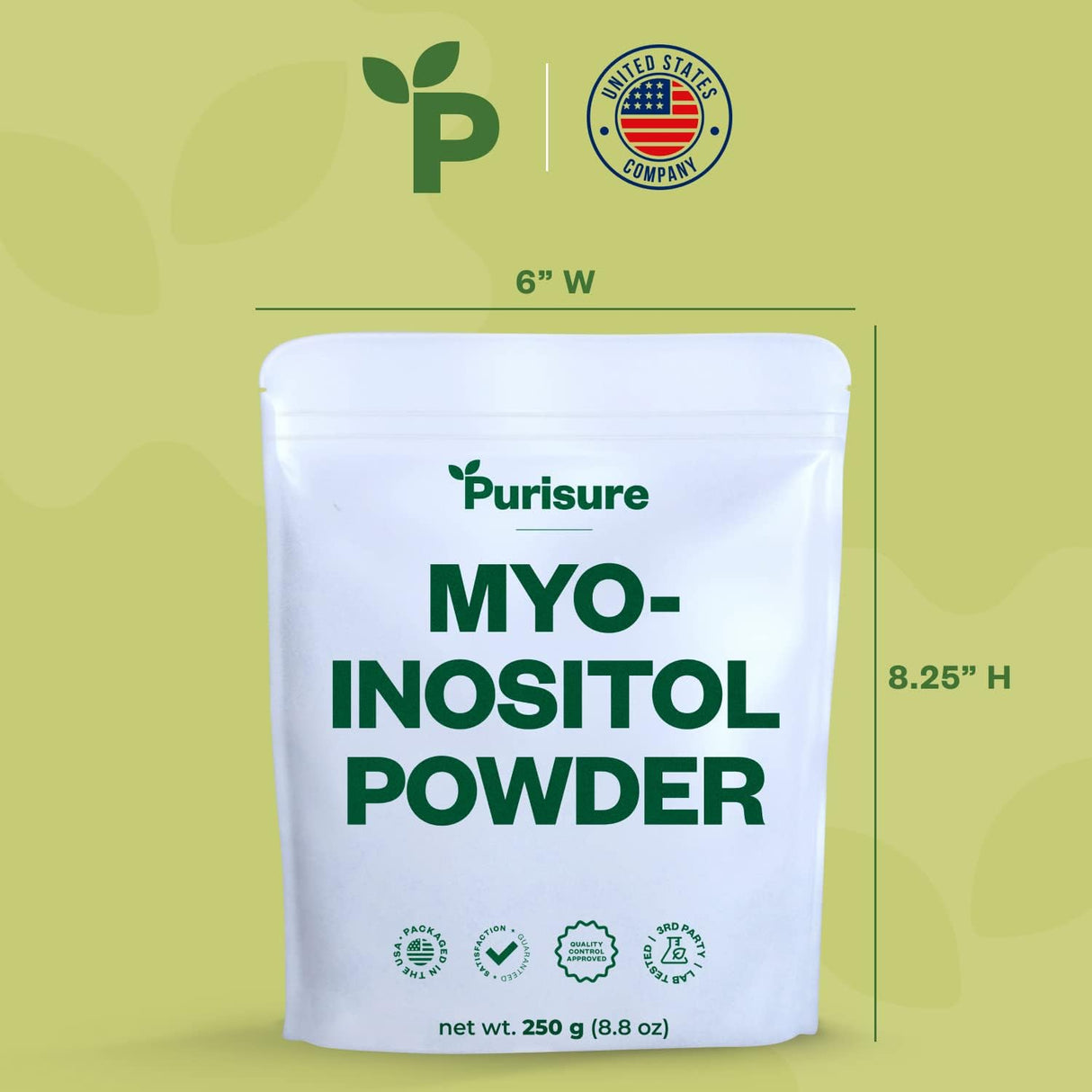 Suplemento Myo Inositol Polvo 500 porciones nootrópico