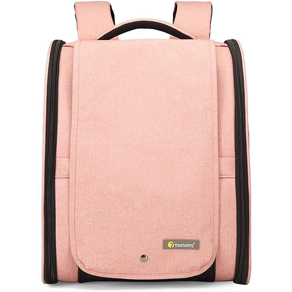Mochilas para transporte de gato color rosado
