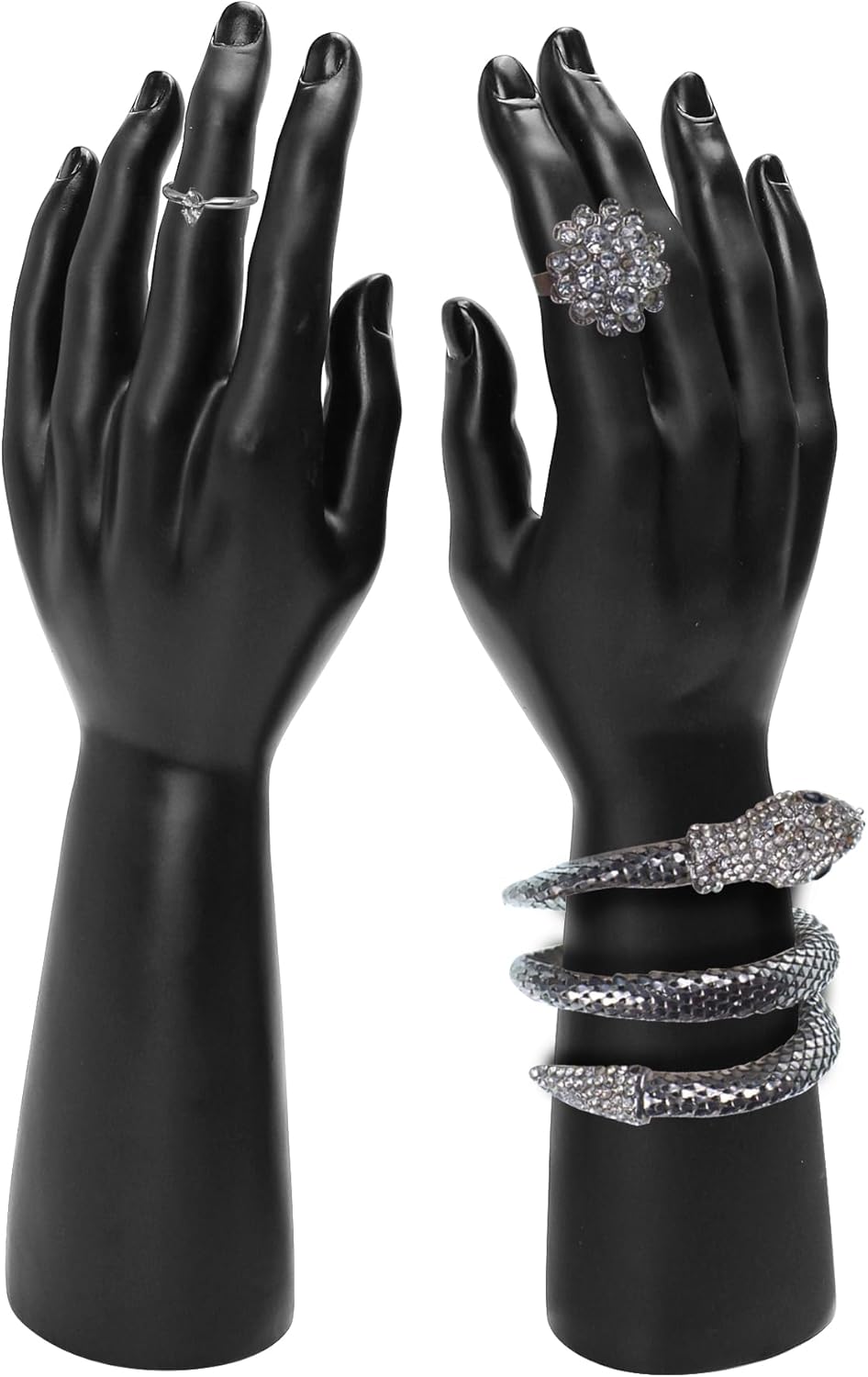 Par de Manos de Maniquí para Joyería, Display Normal, Plástico