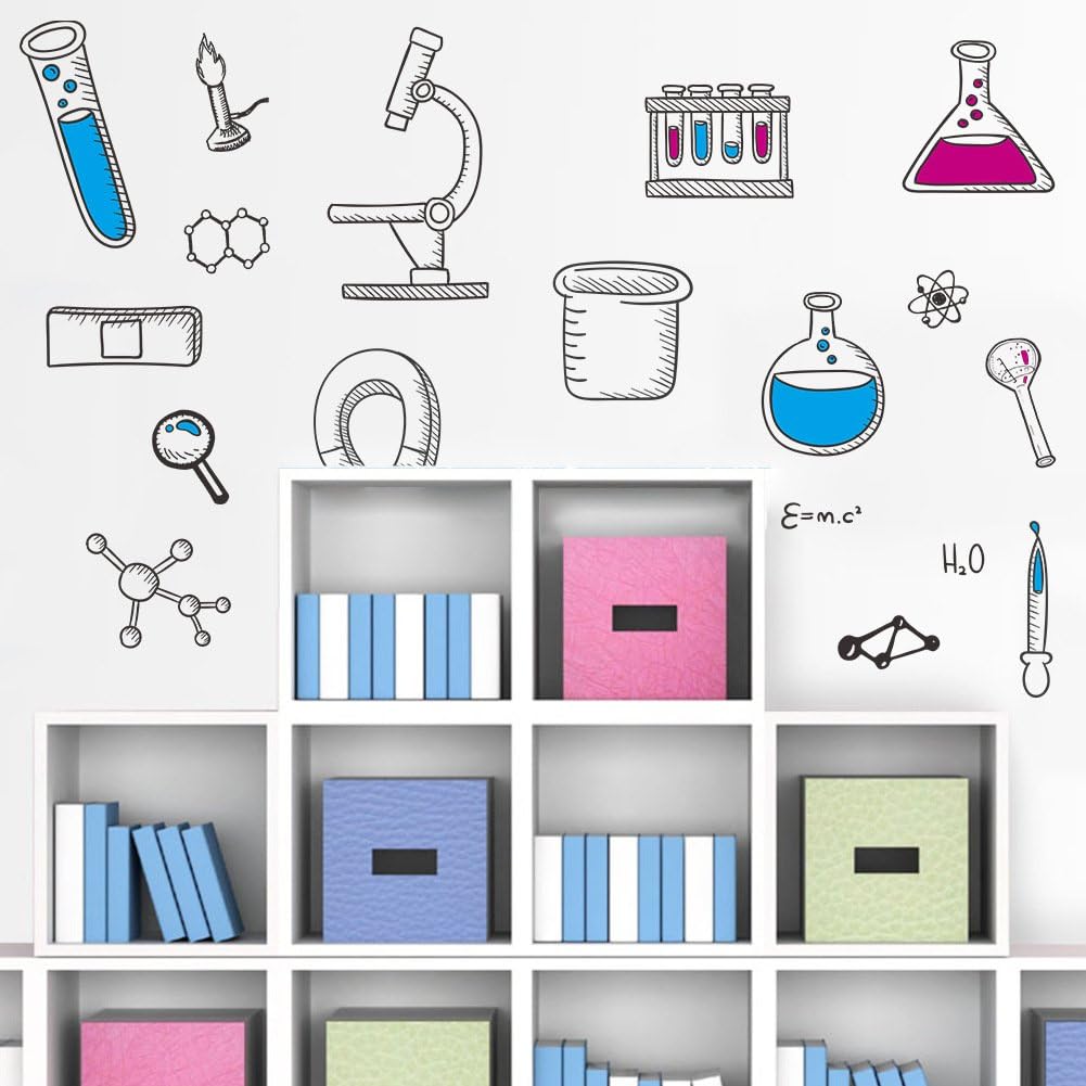 Vinilos de Elementos Químicos BIBITIME para Decoración Escolar