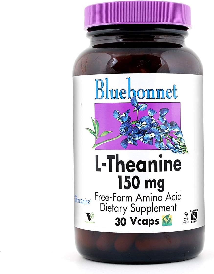 Bluebonnet Nutrición L-teanina 200 MG, 30 CT