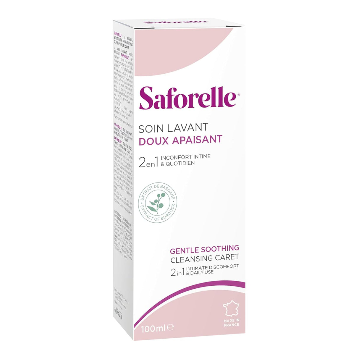 Cuidado Limpiador Suave Saforelle 100ml, Ideal para Piel Sensible