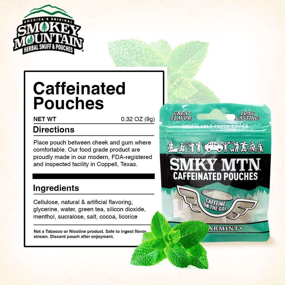 Café en Pouches Smokey Mountain, Sin Nicotina, Menta, 15 pzas