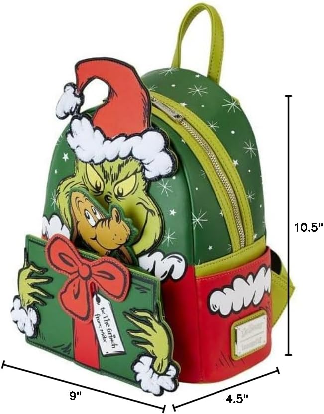 Mochila Mini Santa Cosplay Dr. Seuss, Cómo el Grinch Robó Navidad