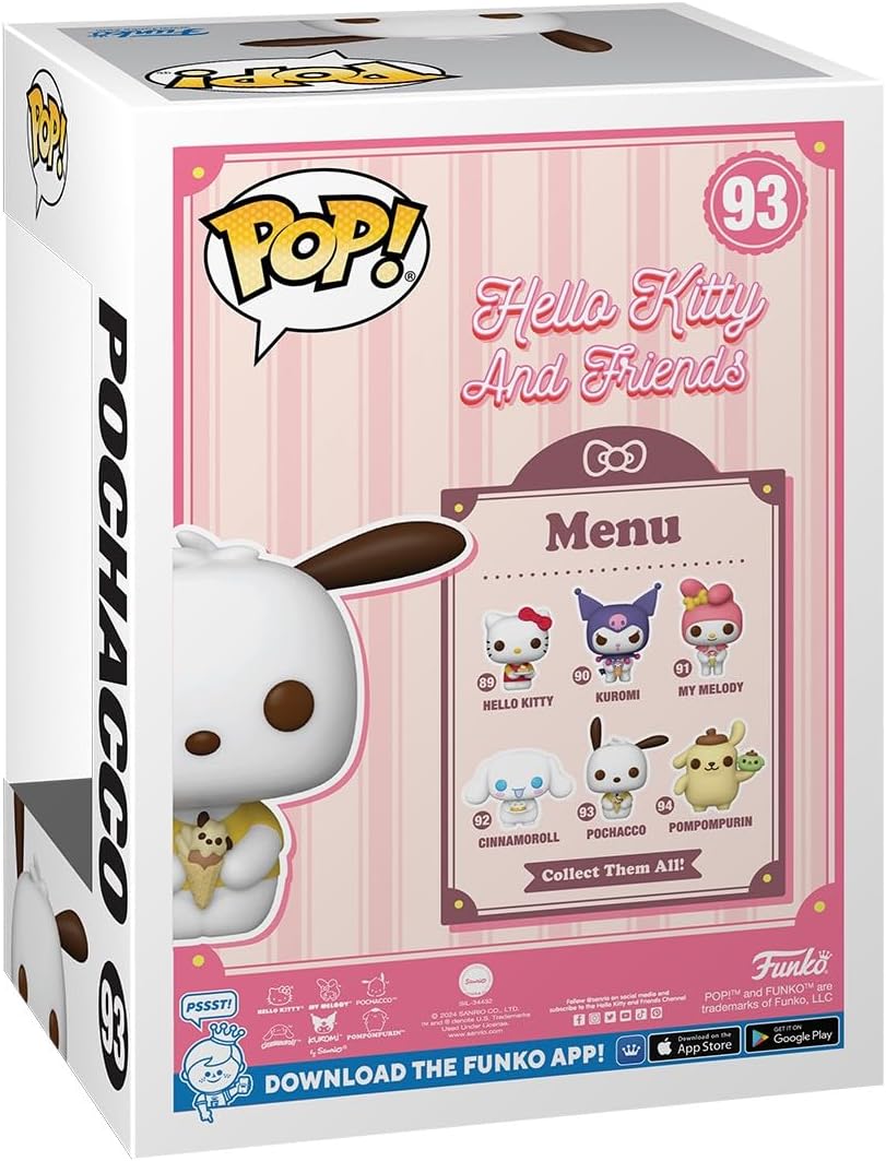 Figurita Funko Pop! Sanrio: Pochacco - Hello Kitty y Amigos