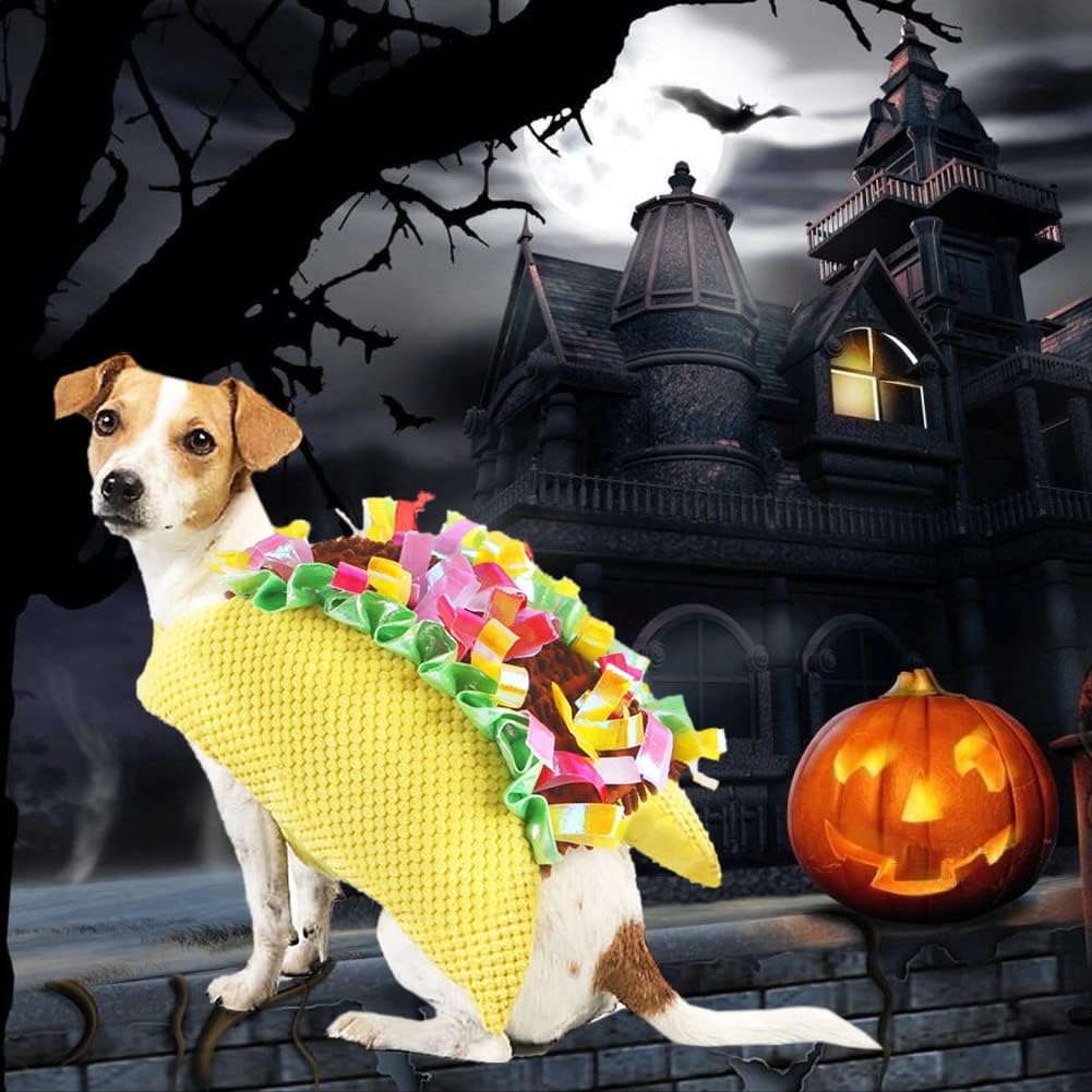 Disfraces de taco para perro talla S