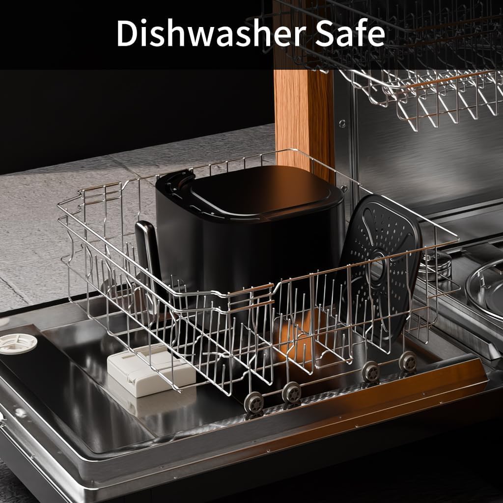 Freidora de aire ASZ 5qt 1400W, 4.7L, temporizador 60s