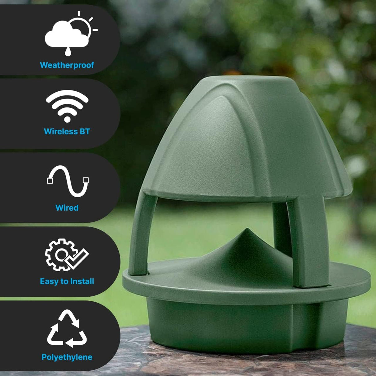 Altavoz portátil impermeable Bluetooth para exteriores