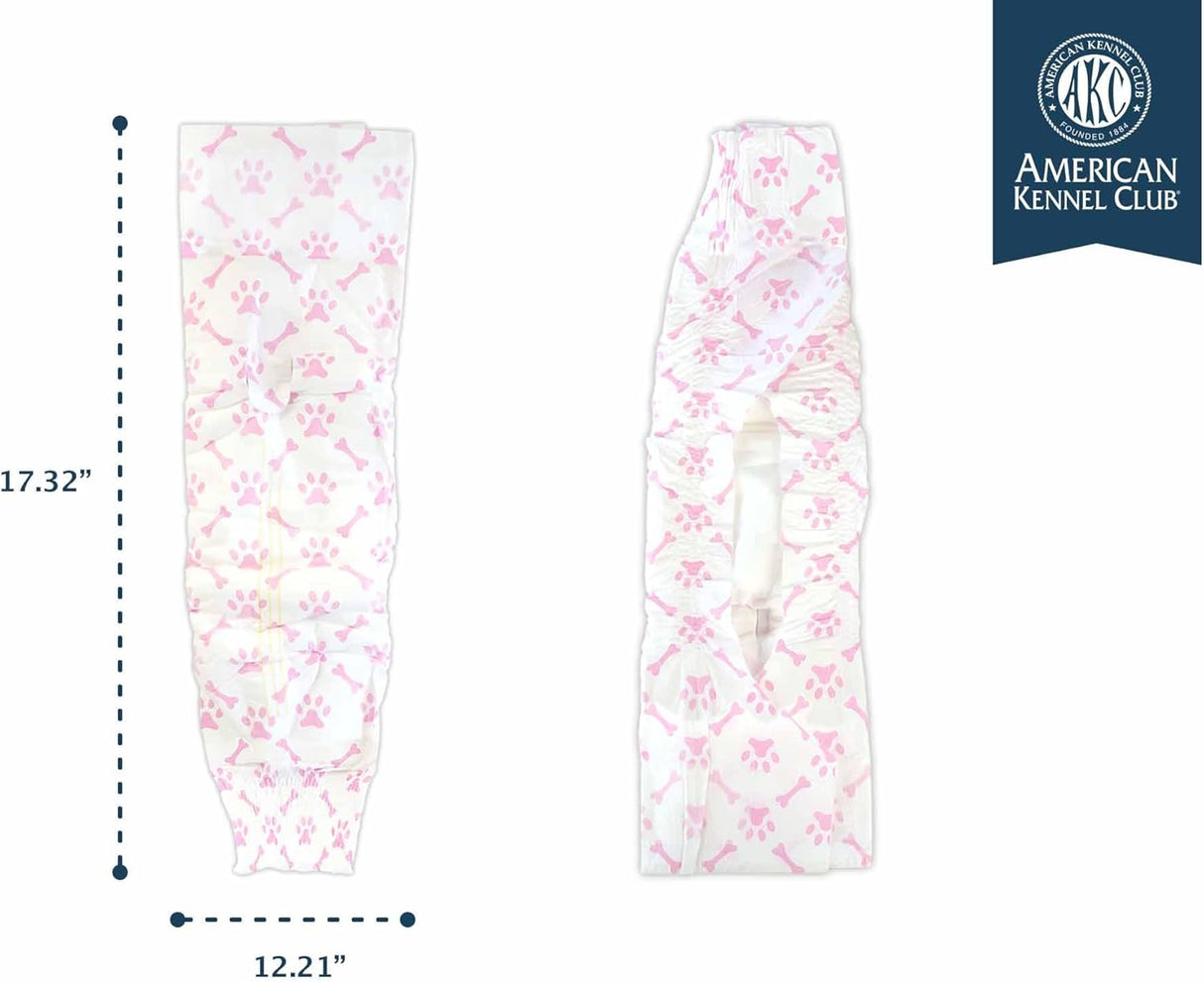 American Kennel Club Pañales desechables con indicador de humedad, talla S, 50 unidades