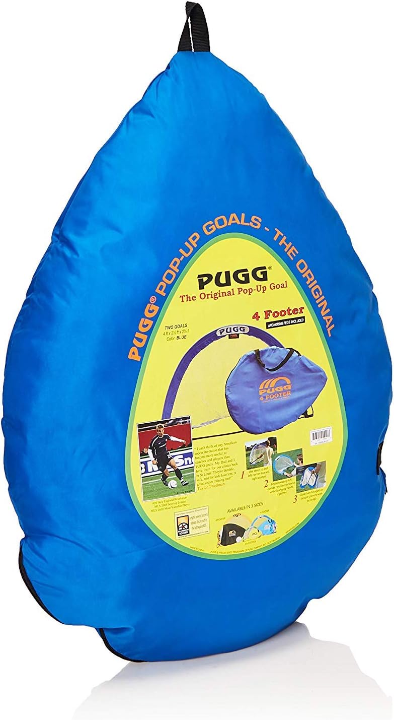 PUGG Portería de fútbol desplegable de 4 pies