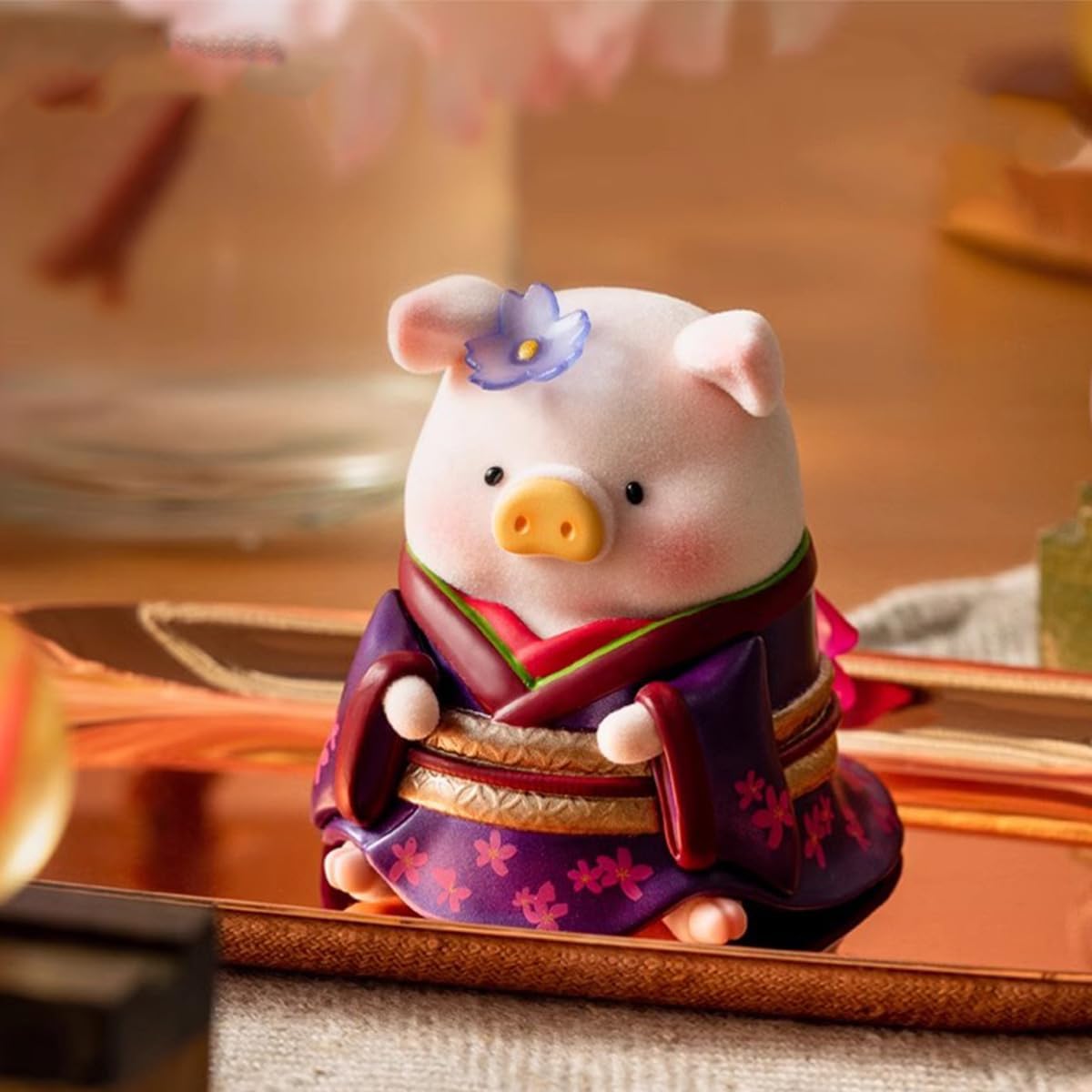 Figuras de acción LuLu The Piggy, colección Sakura, 1 PC