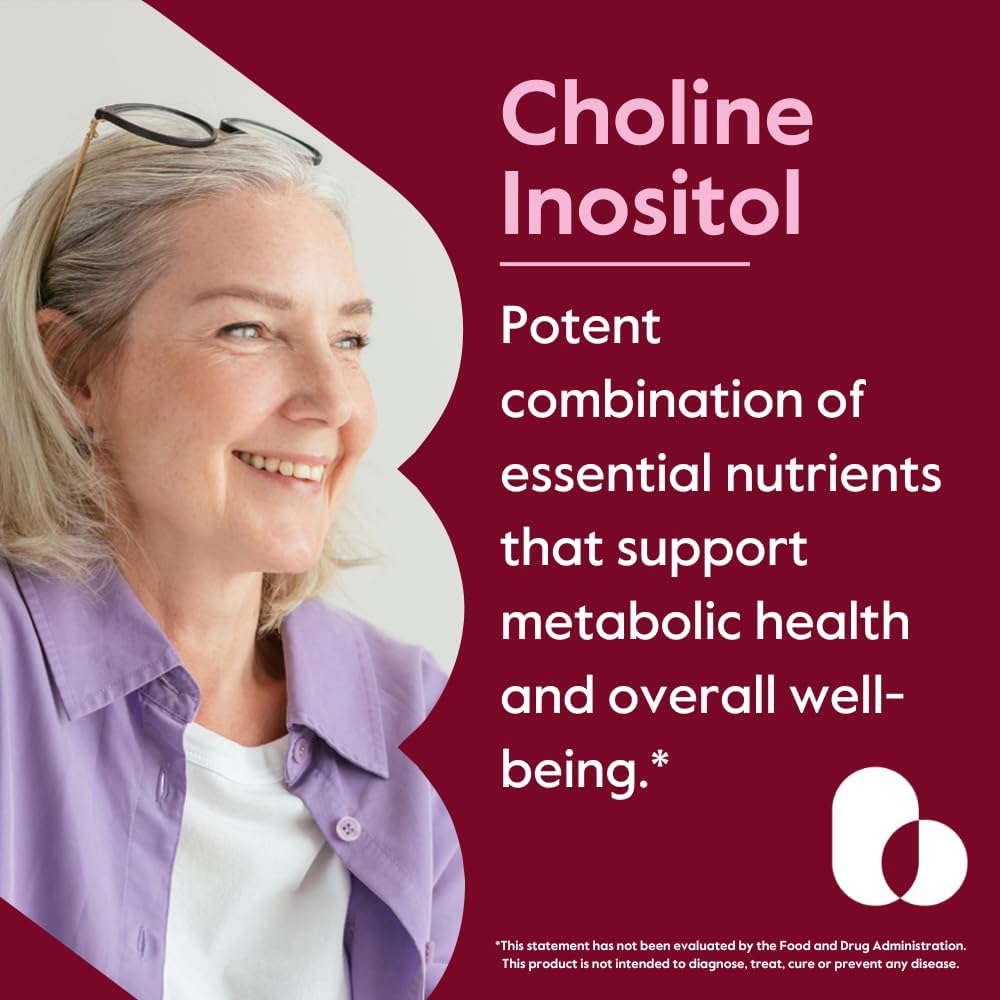 Bestvite Choline Inositol 500mg Vegan Sin rellenos 120 cápsulas