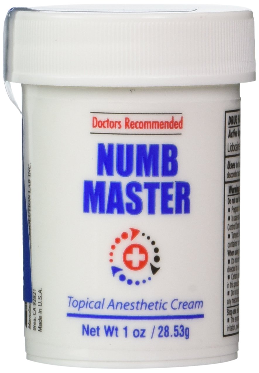 Resolución clínica Crema anestésica tópica Numb Master