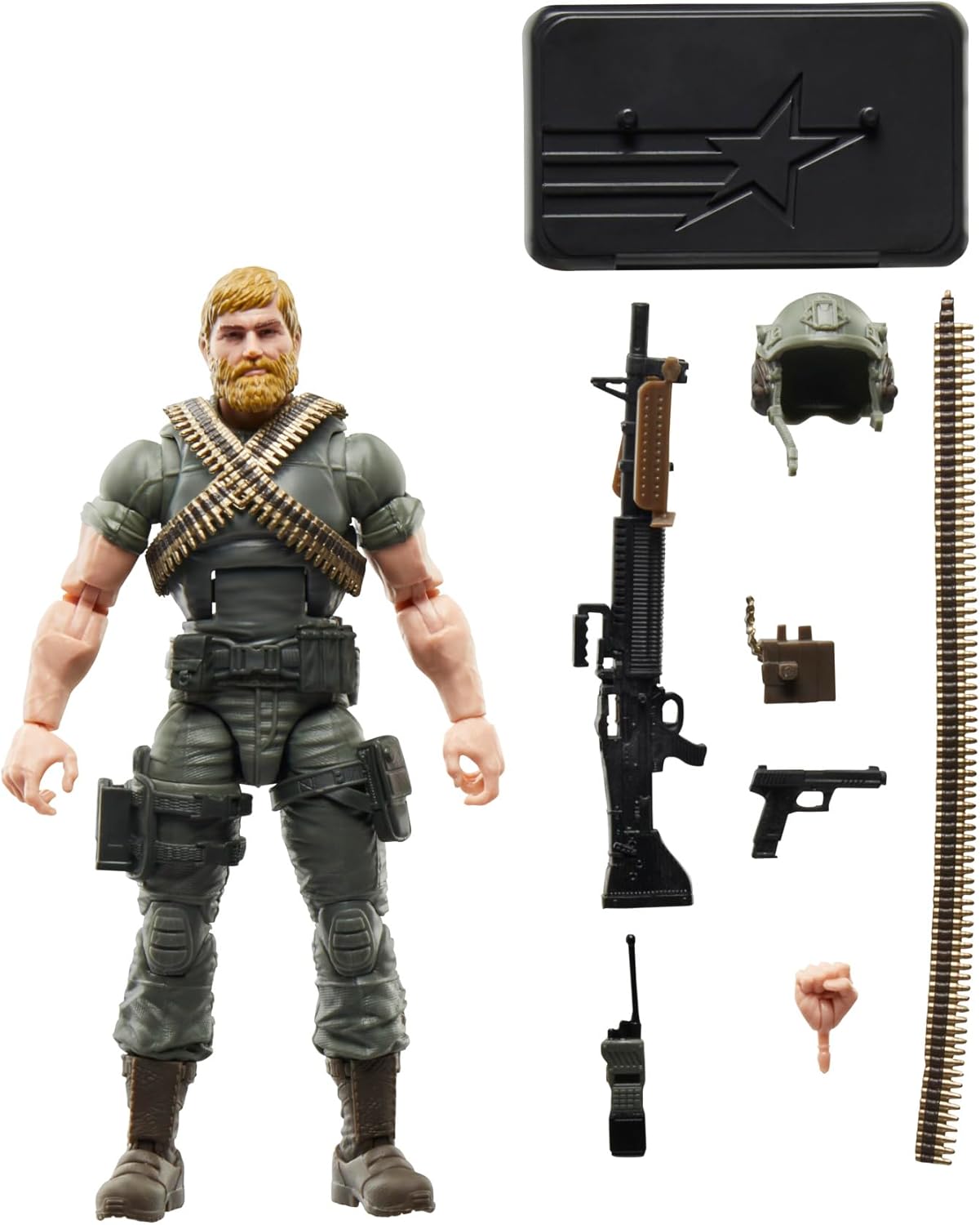 Figura de Acción G.I. Joe Rock 'N Roll, 6 con 9 Accesorios