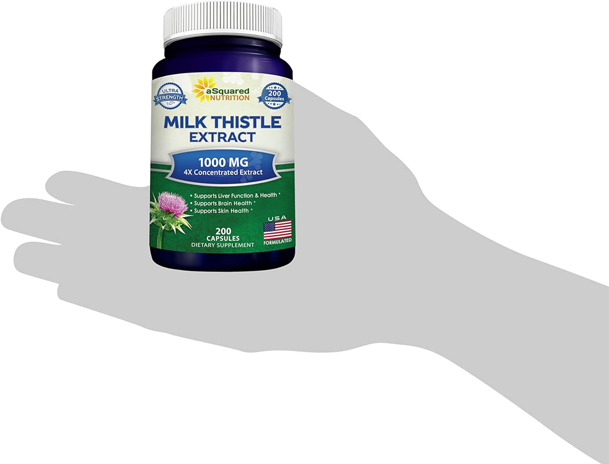 Suplemento Nutrition Suplemento de cardo mariano de 1000 mg