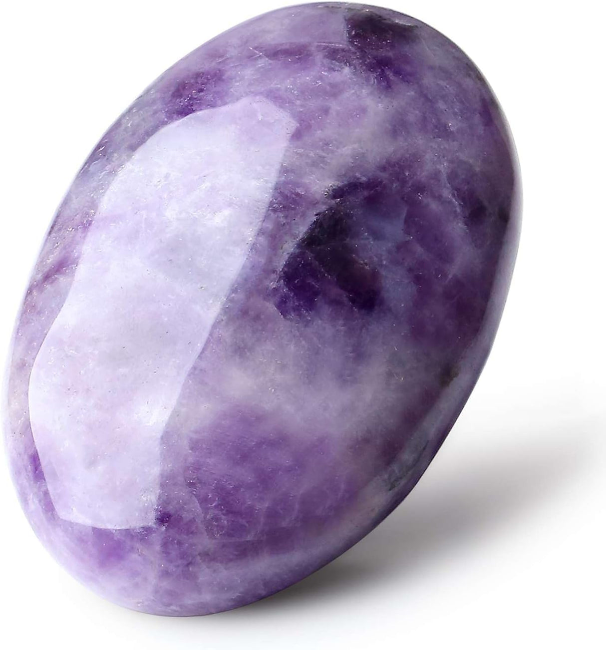Amatista de 2.4in cristales curativos de piedra de palma grande