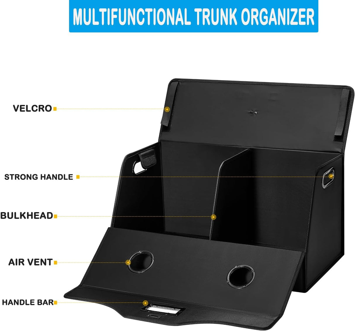 Organizador de Maletero HOLDCY - Impermeable y Ajustable 25.98