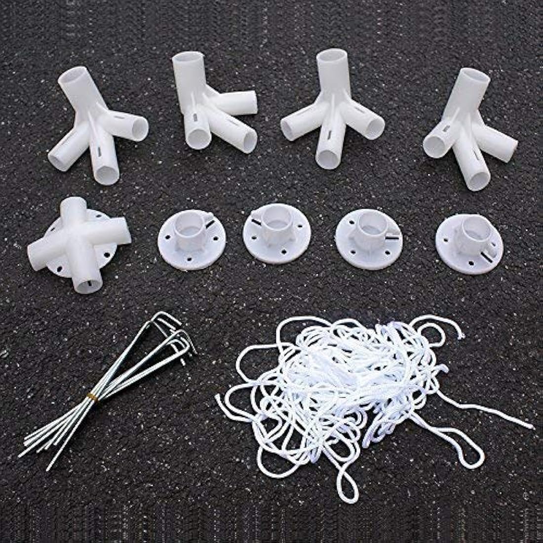 Carpa de campaña para exteriores, color blanco