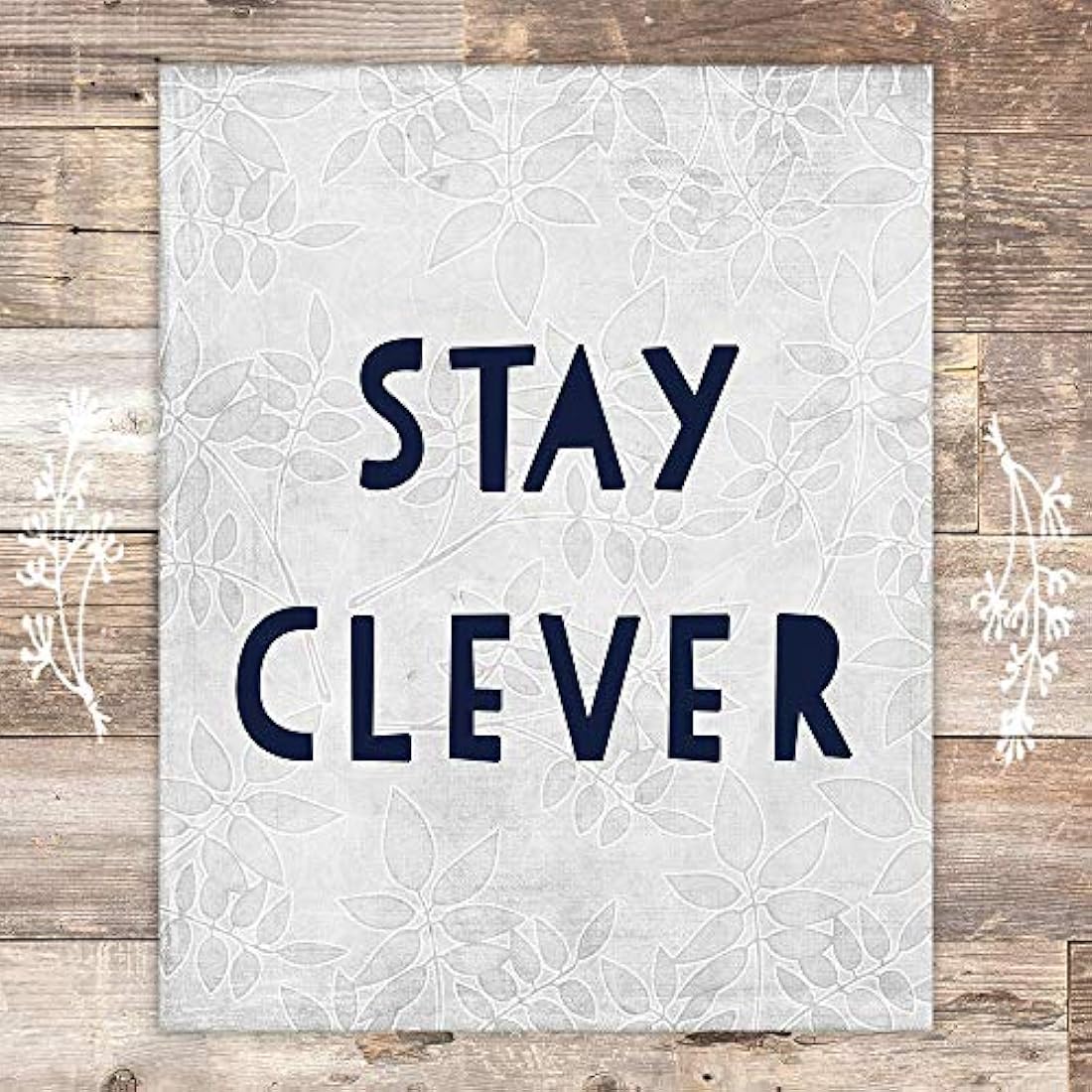 Stay Clever Little Fox Art Prints (Juego de 3)- Sin marco