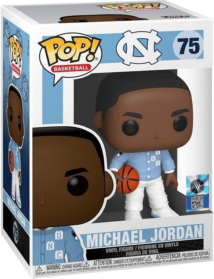 Figura Funko POP Basketball UNC Michael Jordan 3.75 pulgadas